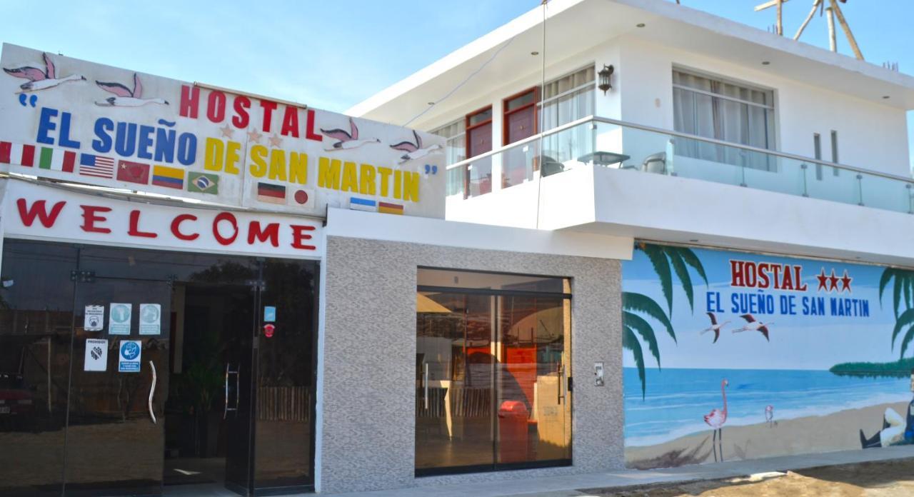 Hostal El Sueno De San Martin 파라카스 외부 사진